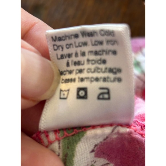 Stark X Maxi Dress Women's Large Sleeveless Pink Floral Cotton Tiered - Picture 6 of 12